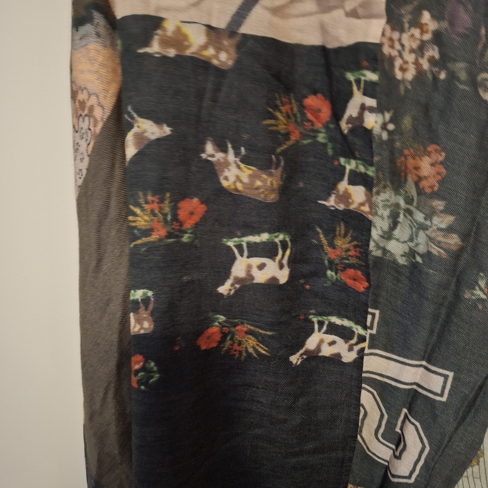 Codello Wool Blend Mixed Print Designer Scarf Sof… - image 8